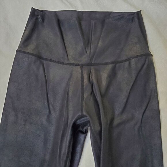 Colorfulkoala Essential Matte Faux Leather Leggings *27" - Black - Size Small - Picture 5 of 16